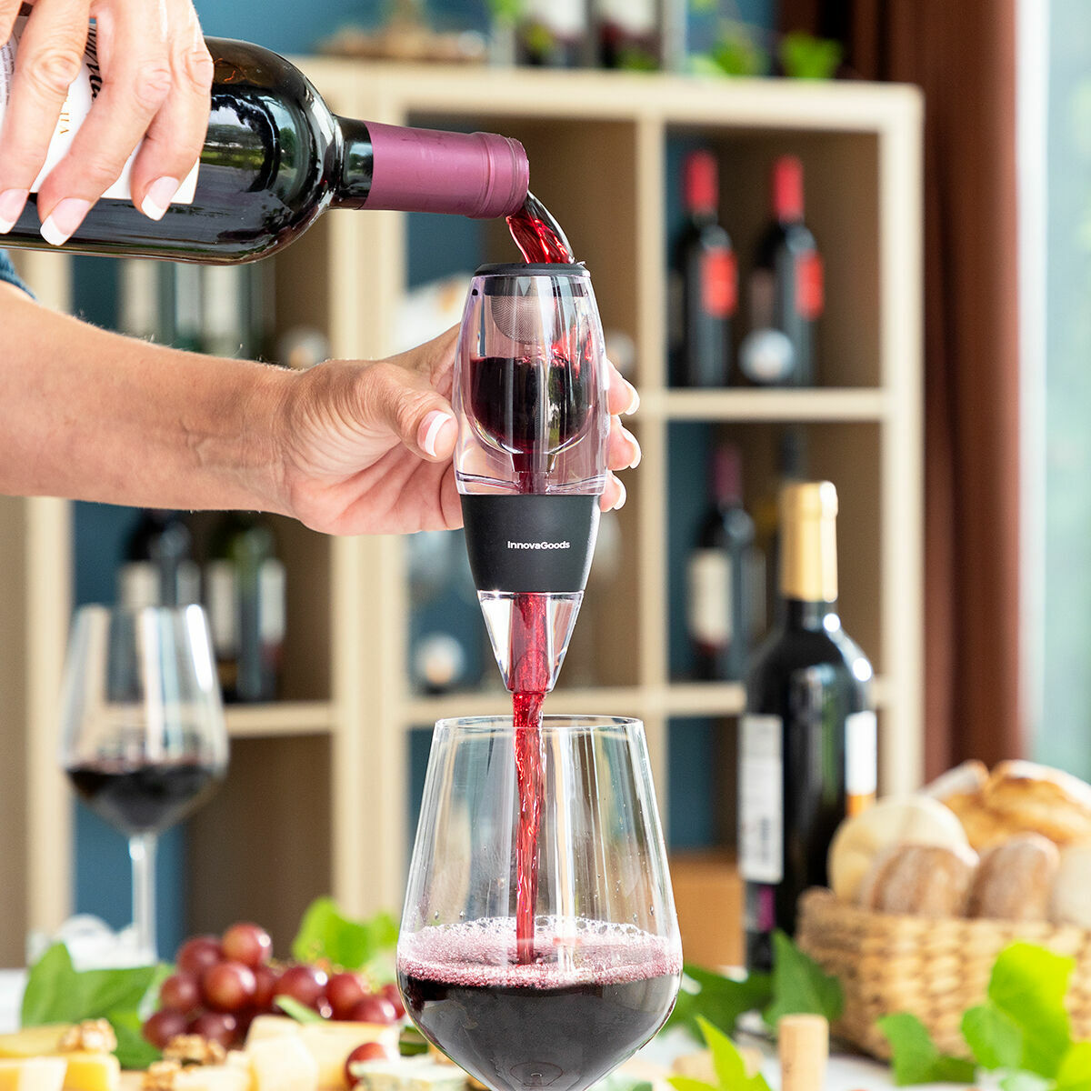 Aeratore per Vino con Filtro, Supporto e Custodia Wineir