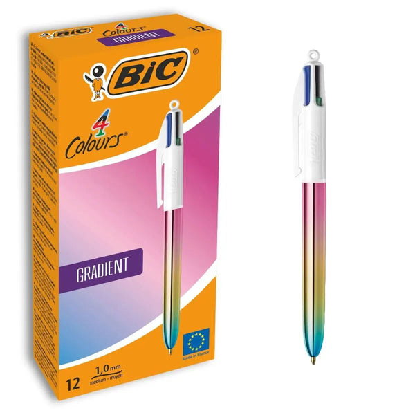 Penna Bic Gradient 0,32 mm Multicolore (12 Unità)