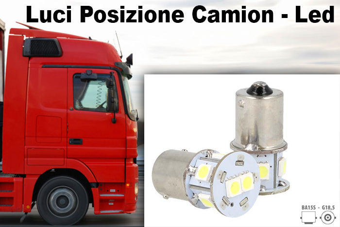 24V Lampada Led BA15S G18,5 R5W R10W Bianco Luci Posizione Camion Pied –  Goestro