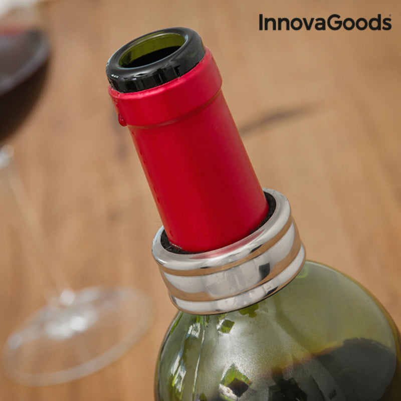 Set di Accessori Vino per Sommelier in Confezione Regalo a forma di Bottiglia - InnovaGoods
