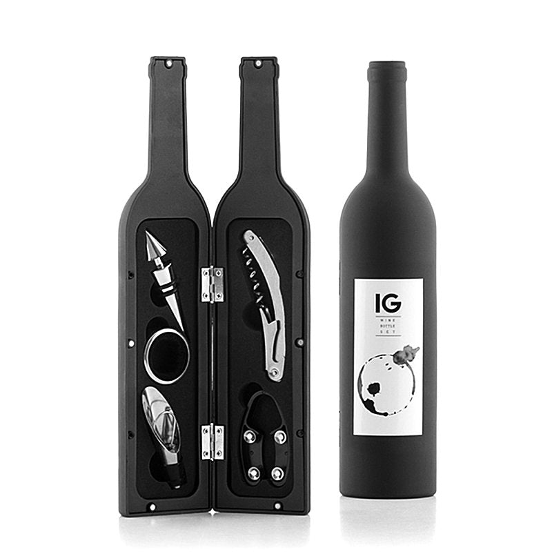 Maverton Accessori da vino La Dedica - Kit da Sommelier Personalizzato -  Scatola in legno di bambù + 8 pezzi di Accessori Vino - regalo uomo -  Giorni : : Casa e cucina