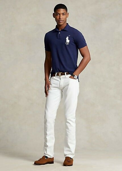 Polo Ralph Lauren uomo Custom Slim Big Pony Polo