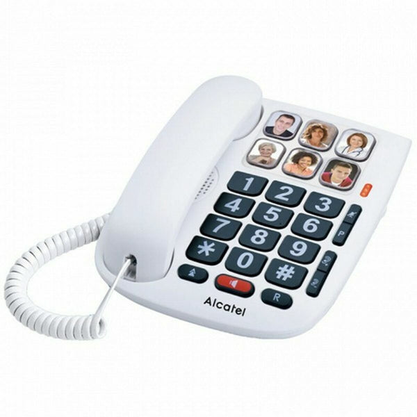 Telefono Fisso per Anziani Alcatel ATL1416459 LED Bianco