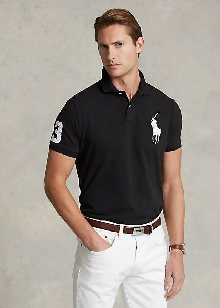 Polo Ralph Lauren uomo Custom Slim Big Pony Polo