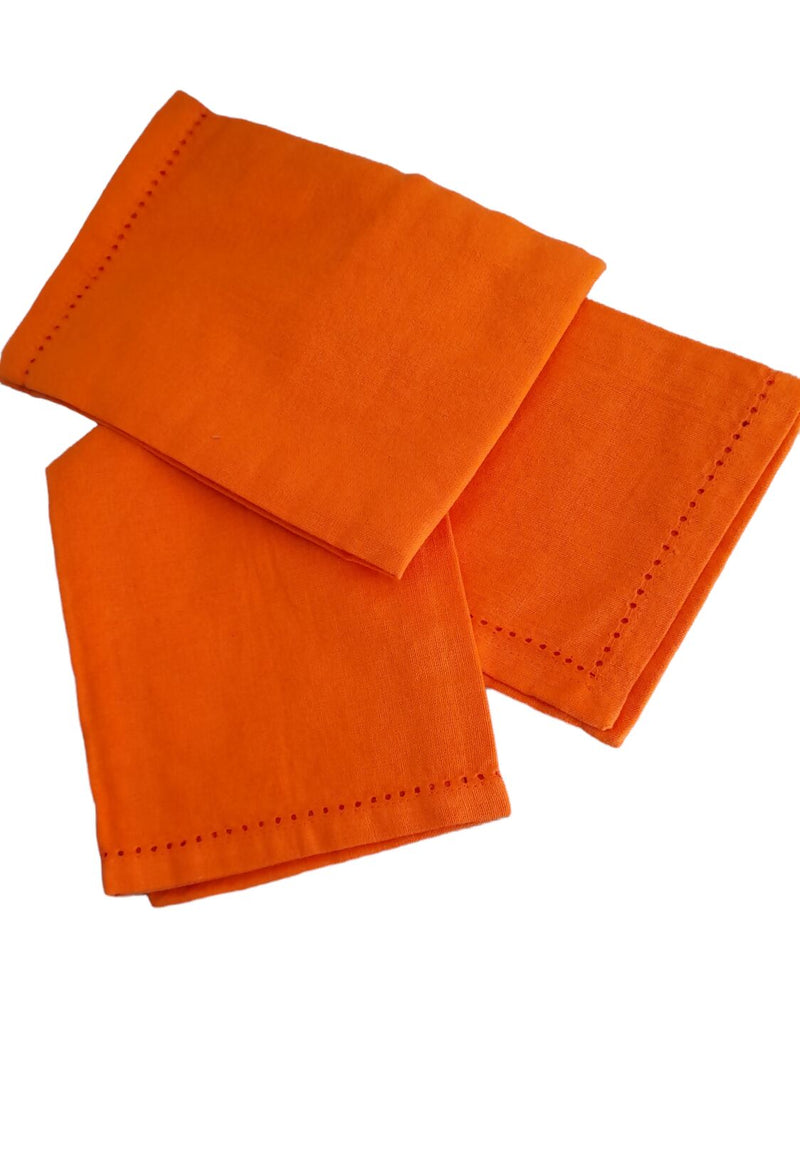 Nuovi Tovaglioli in Cotone Galtex - Set da 12 - colore arancione da tavola pranzo cucina