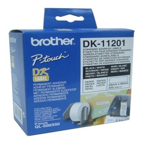 Etichette per Stampante Brother DK11201 29 x 90 mm Bianco