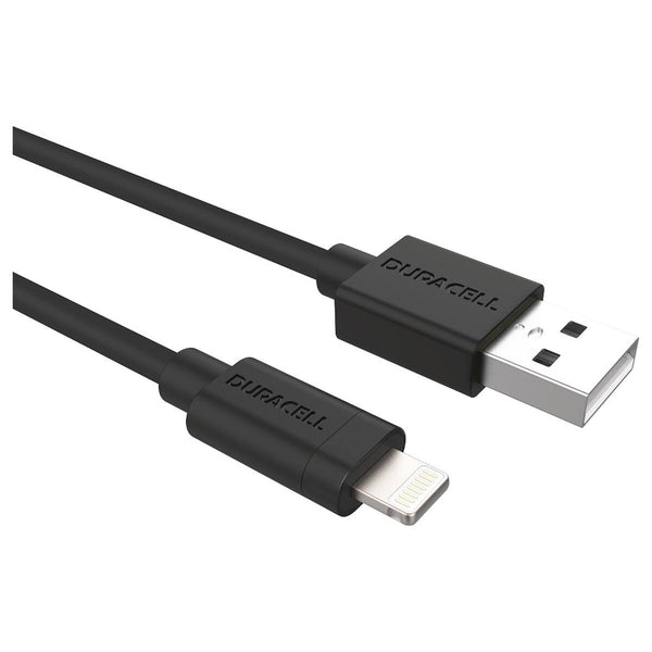 Cavo Lightning DURACELL USB5022A Nero 2 m (1 Unità)