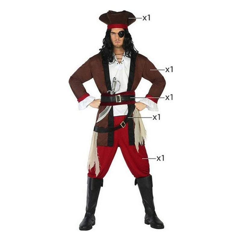 Costume per Adulti Th3 Party Pirata Uomo