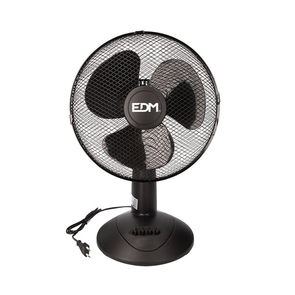 Ventilatore da Tavolo EDM Nero 45 W