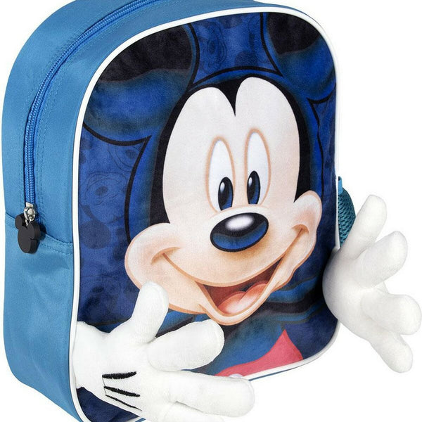 Zaino Scuola Mickey Mouse Azzurro (25 x 31 x 1 cm)