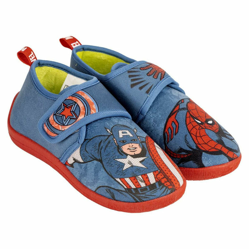 Ciabatte da casa Marvel Velcro Blu scuro