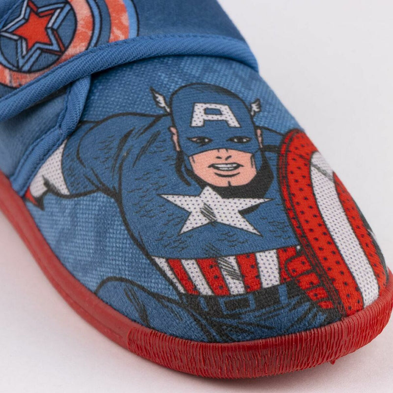 Ciabatte da casa Marvel Velcro Blu scuro