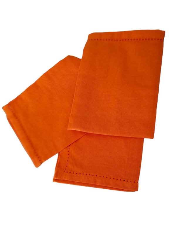 Nuovi Tovaglioli in Cotone Galtex - Set da 12 - colore arancione da tavola pranzo cucina