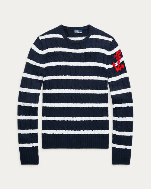 Polo Ralph Lauren maglione in cotone a righe