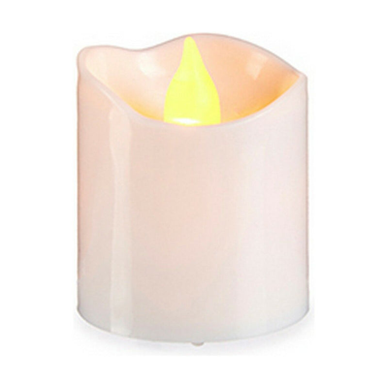 Set di Candele 3,7 x 3,7 x 5 cm Bianco (12 Unità)