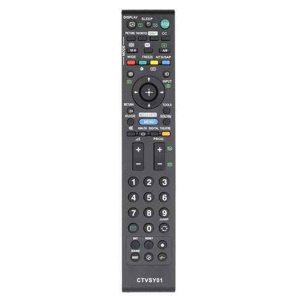 Telecomando universale Common TV per TV Sony, colore nero | Portata massima 10 metri