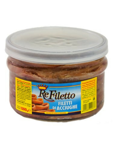 Filetti alici in olio di semi 1,5 kg