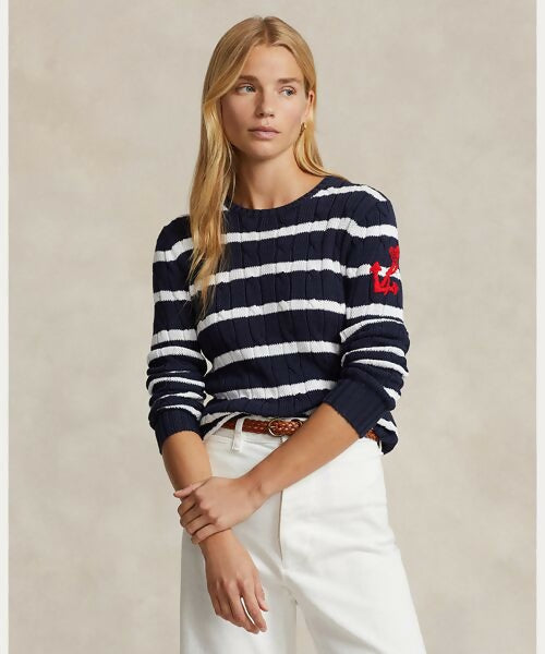 Polo Ralph Lauren maglione in cotone a righe