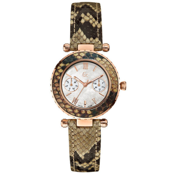 Orologio da Polso Donna by Guess Impermeabile con Cinturino in Pelle