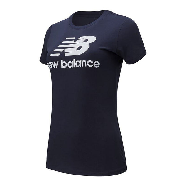T-shirt Sportiva da Donna Maglietta a maniche corte New Balance Blu scuro