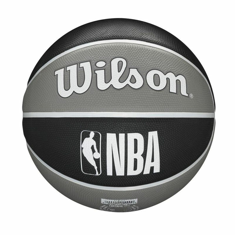 Pallone da Basket Wilson Nba Team Tribute Brooklyn Nets Nero Taglia unica