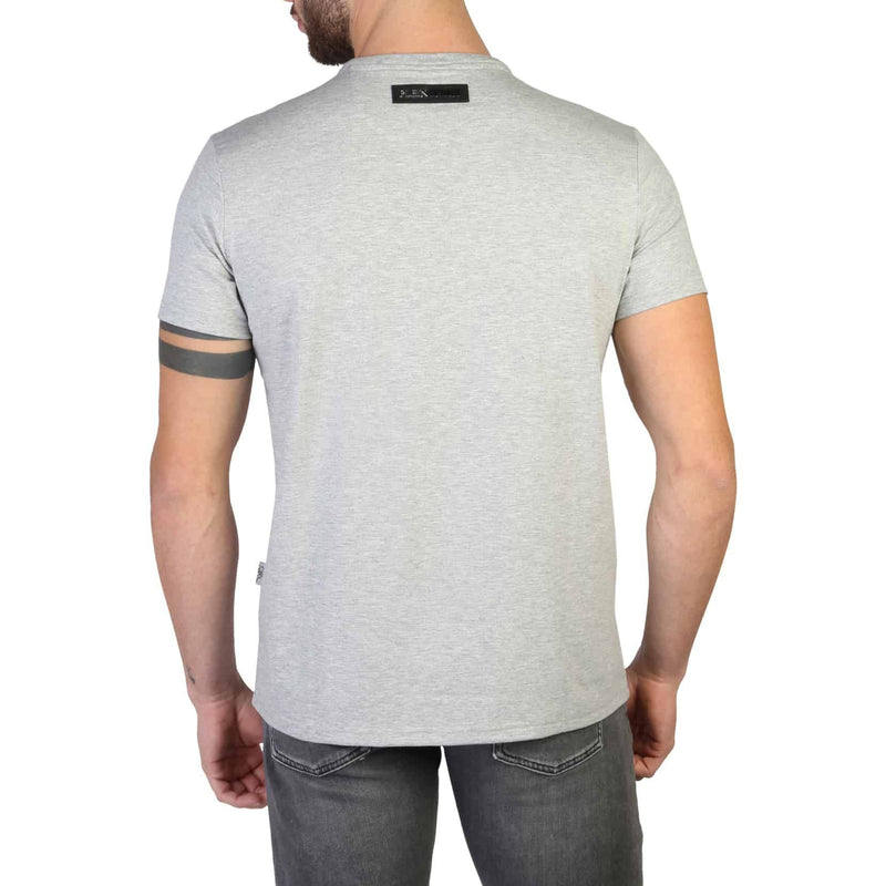 T-shirt Casual da Uomo Plein Sport Maglietta a maniche corte Grigia
