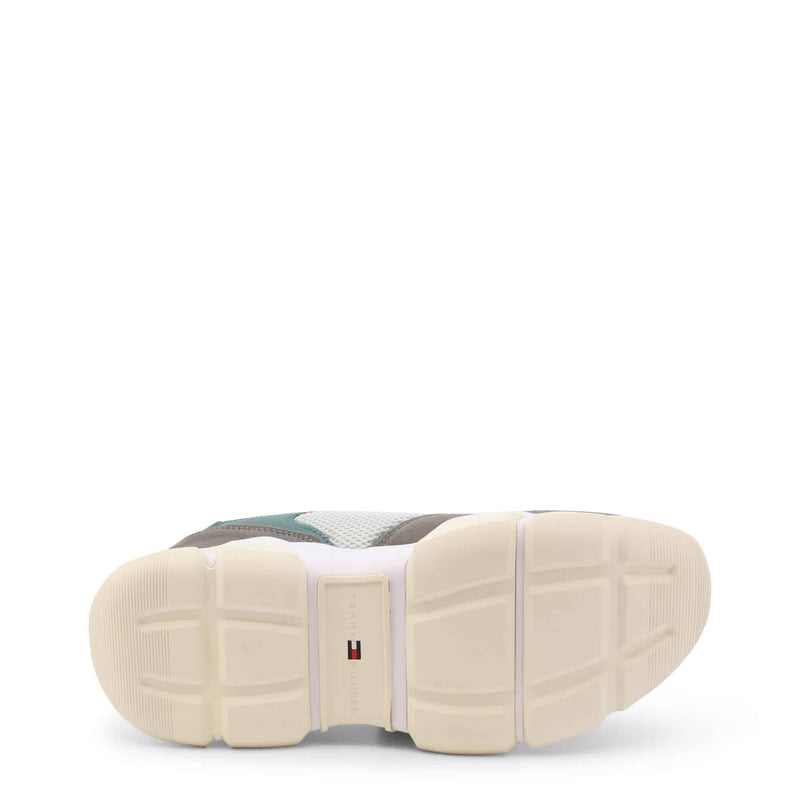 Sneakers Uomo Tommy Hilfiger - Scarpe da Ginnastica con Inserti in Ecopelle Scamosciata