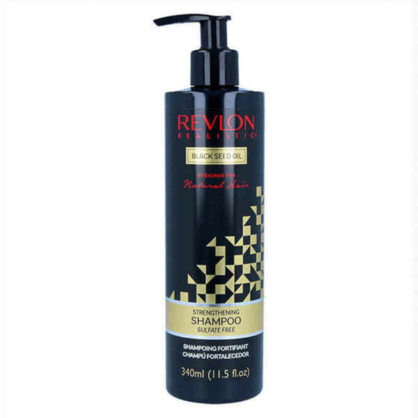 Shampoo + Balsamo Real Black Seed Strength Revlon 0616762940067 (340 ml)