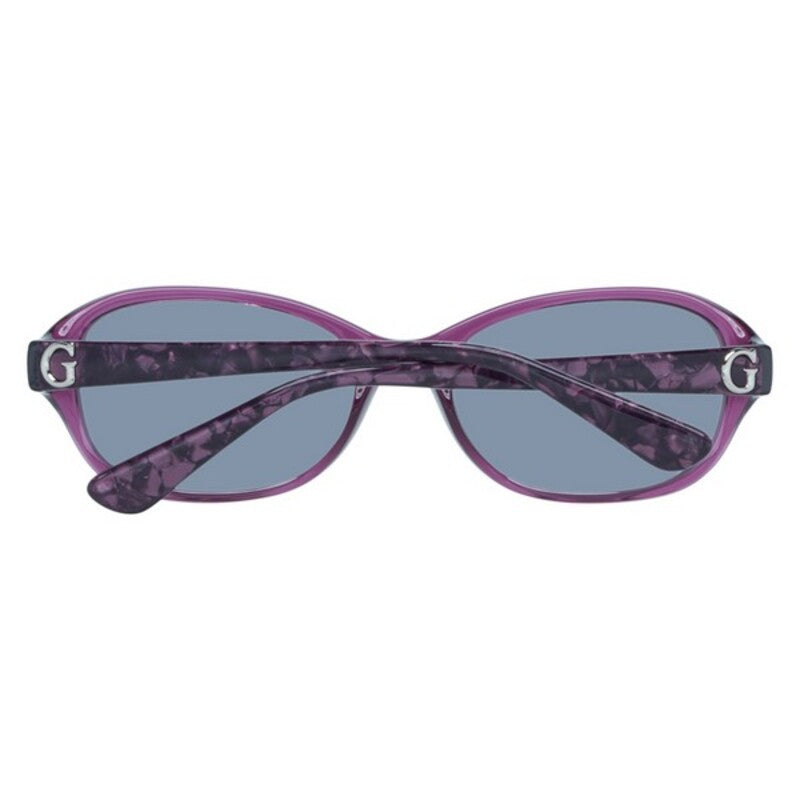 Occhiali da sole Donna in Acetato Viola Firmati Guess con Lenti Grigie