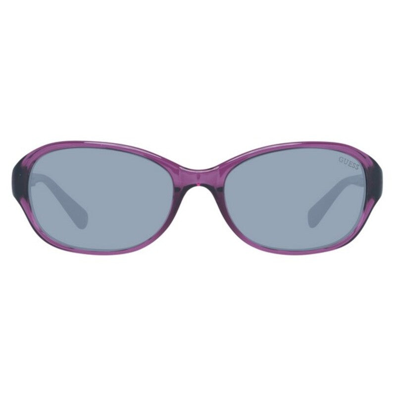 Occhiali da sole Donna in Acetato Viola Firmati Guess con Lenti Grigie