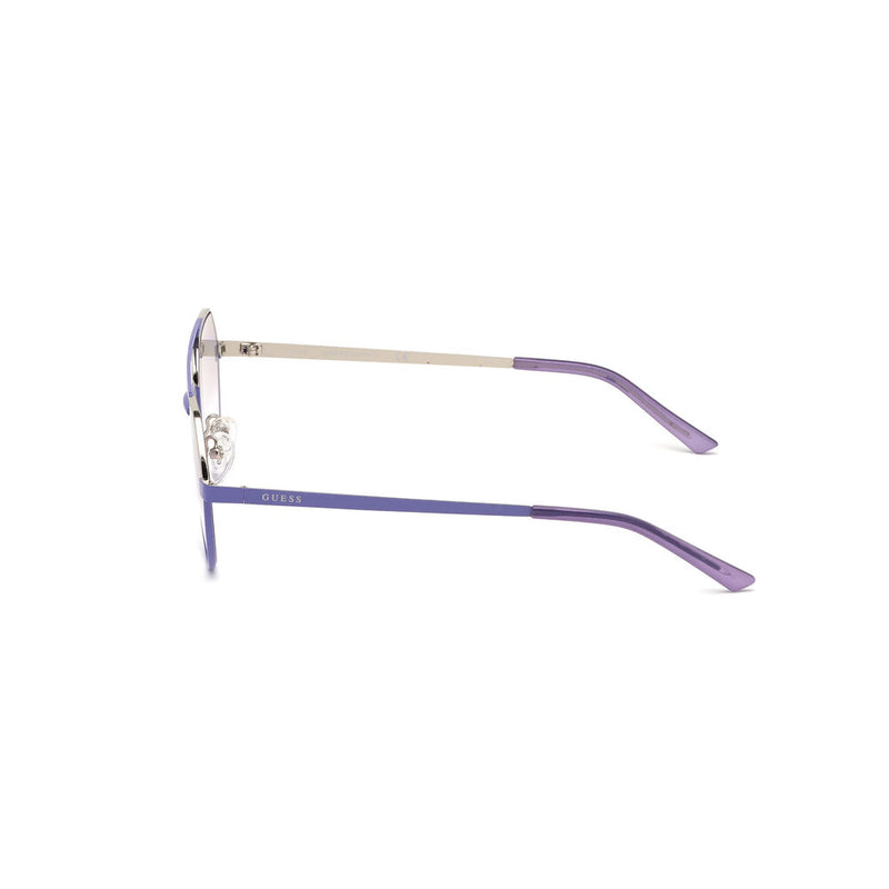 Occhiali da Sole Unisex Guess in Metallo Viola con Lenti Chiare