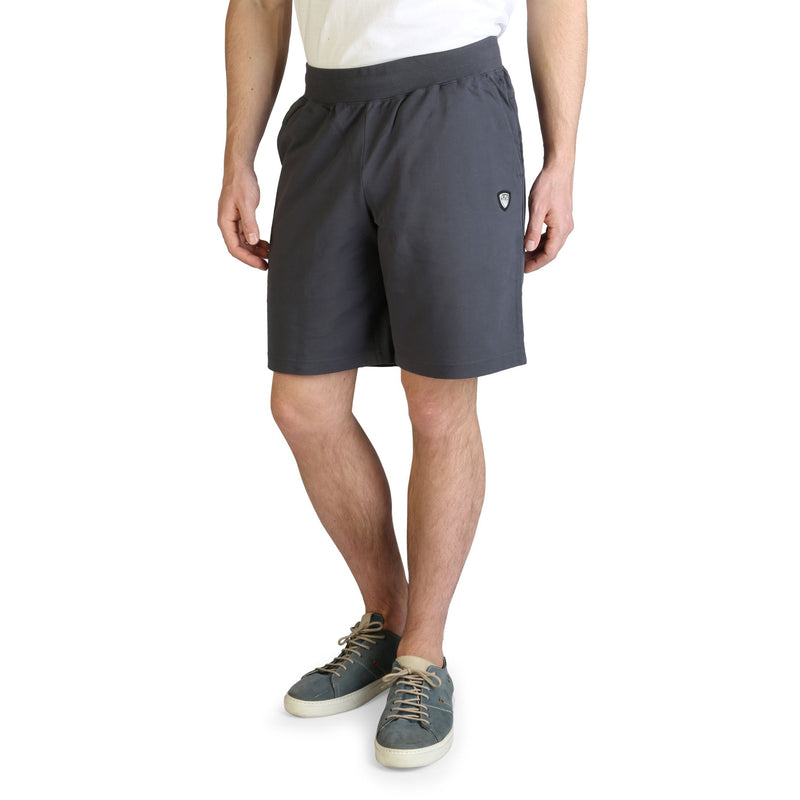 Pantaloncini Sportivi da Uomo Grigi Emporio Armani EA7 Con Elastico in Vita