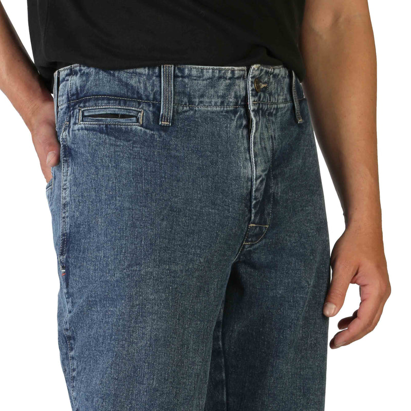 Pantaloni Jeans da Uomo Tommy Hilfiger Blu Scuro Regular Fit Larghi
