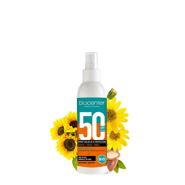 150 ml Spray Solare 50 SPF Alta Protezione Vegano BioCenter