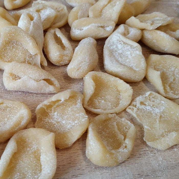 Confezione da 15 Pacchi di Strascinati di Matera - Pasta Artigianale Biologica 100% Grano Italiano - 7,5 Kg (500g x 15)