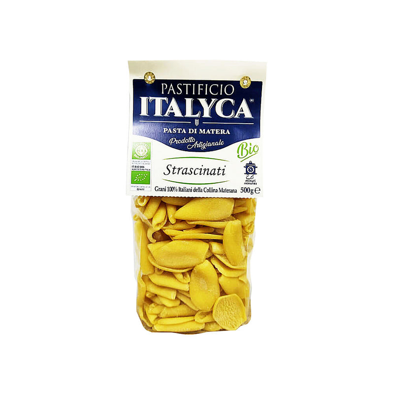 Confezione da 15 Pacchi di Strascinati di Matera - Pasta Artigianale Biologica 100% Grano Italiano - 7,5 Kg (500g x 15)