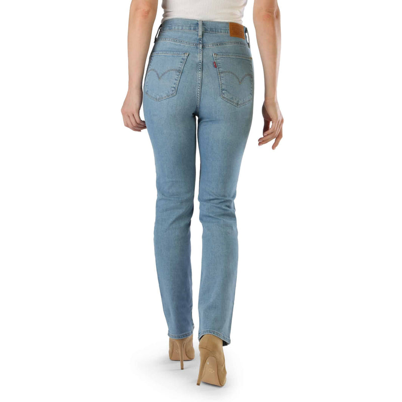 Levis 724 High Rise Donna Original Blue Jeans Regular Fit aderenti 100% Cotone