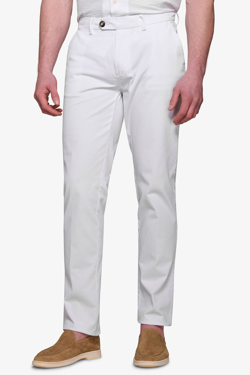 Pantalone chino bianco