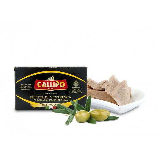 Ventresca Fillets of Yellowfin Tuna in Olive Oil calabrese