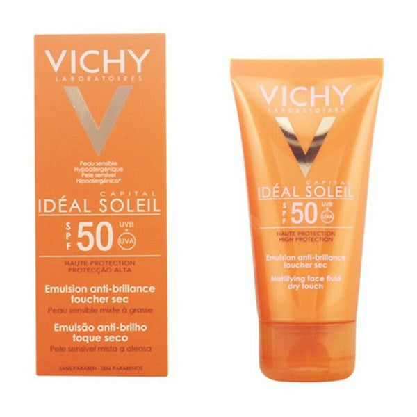 Protezione Solare Viso Ideal Soleil Vichy Spf 50 (50 ml)