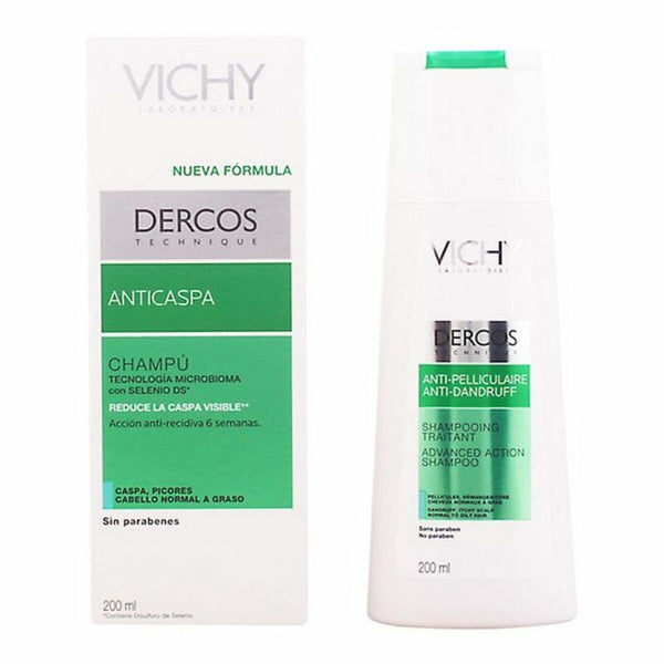 Shampoo Antiforfora Dercos Vichy Capelli grassi (200 ml)