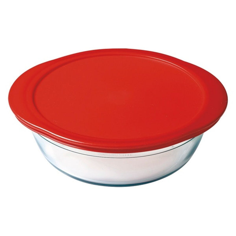 Porta pranzo Ô Cuisine Rosso Vetro Borosilicato