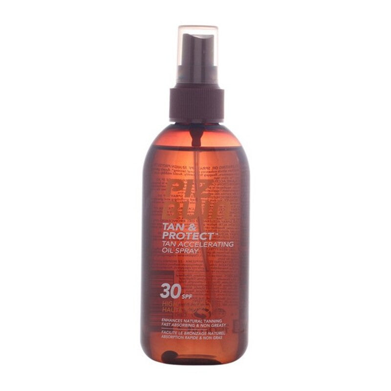 Olio Abbronzante Tan & Protect Piz Buin Protezione Media Spf 30 (150 ml)