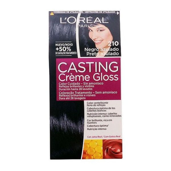 Tintura Senza Ammoniaca Casting Creme Gloss L'Oreal Make Up Nero-blu