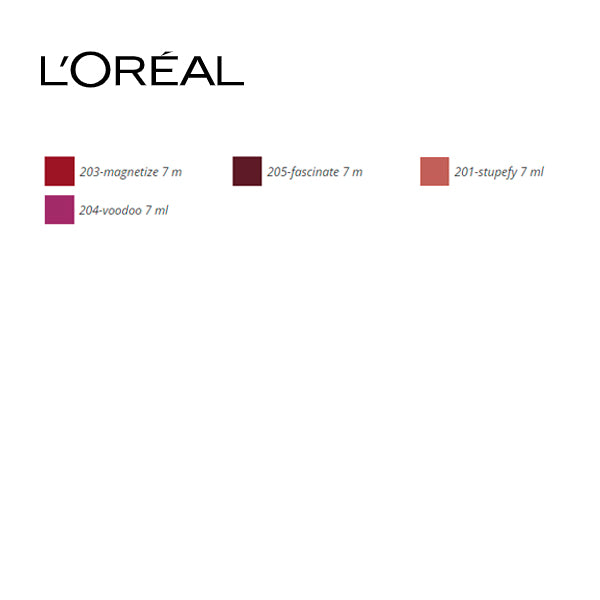 Lucidalabbra Rouge Signature Metallics L'Oreal Make Up (7 ml)