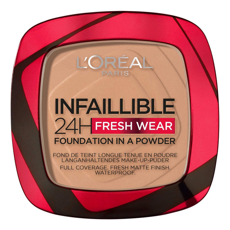 Base per il Trucco in Polvere L'Oreal Make Up Infallible 24H Fresh Wear (9 g)