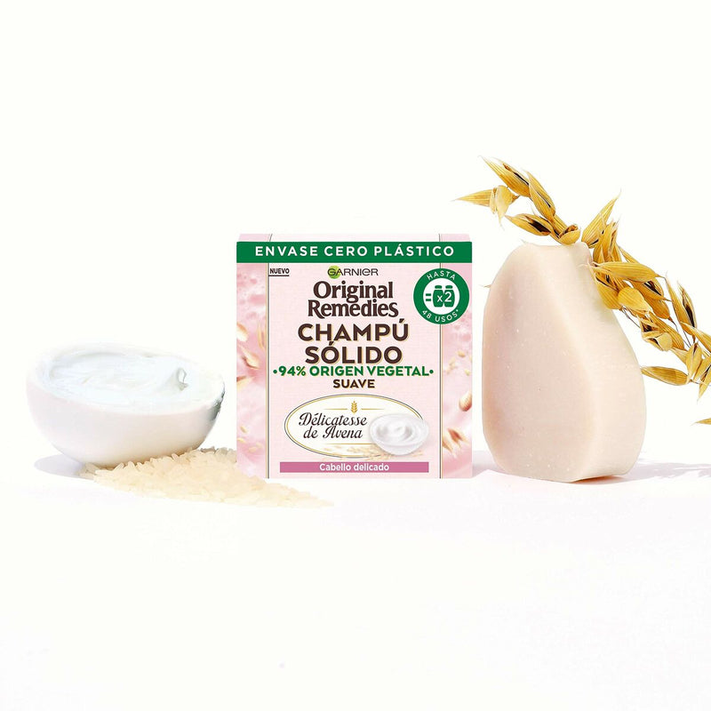 Shampoo Solido Garnier Original Remedies Soffice Calmante (60 g)