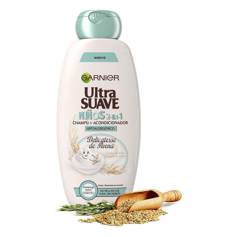 Shampoo per Bambini Garnier Ultra Suave Schampoo + Balsamo Avena (400 ml)