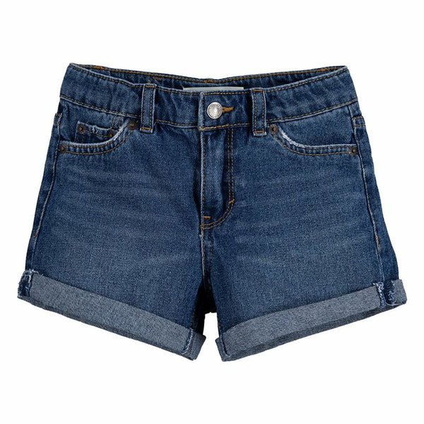 Pantaloncini per Bambina 4-8 anni Shorts in Tessuto Blue Jeans Levi's Girlfriend Shorty