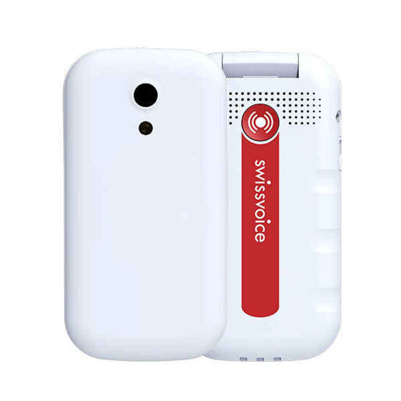 Cellulare per anziani Swiss Voice S24 - Schermo 2,4 Pollici - Fotocamera 0,3 Mpx - 2G - Bluetooth 2.1